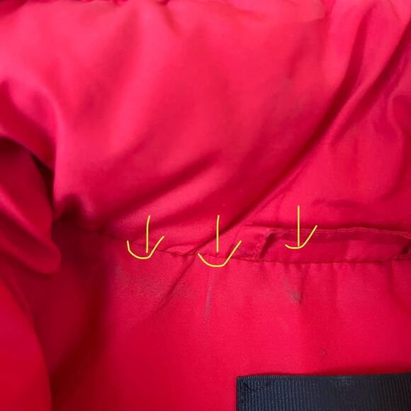 J. Crew Red Puffer Vest with Snap Pockets - Picture 9 of 11